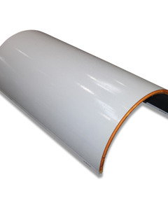 Exhaust air pipe half VC-30 D730-1500 gray